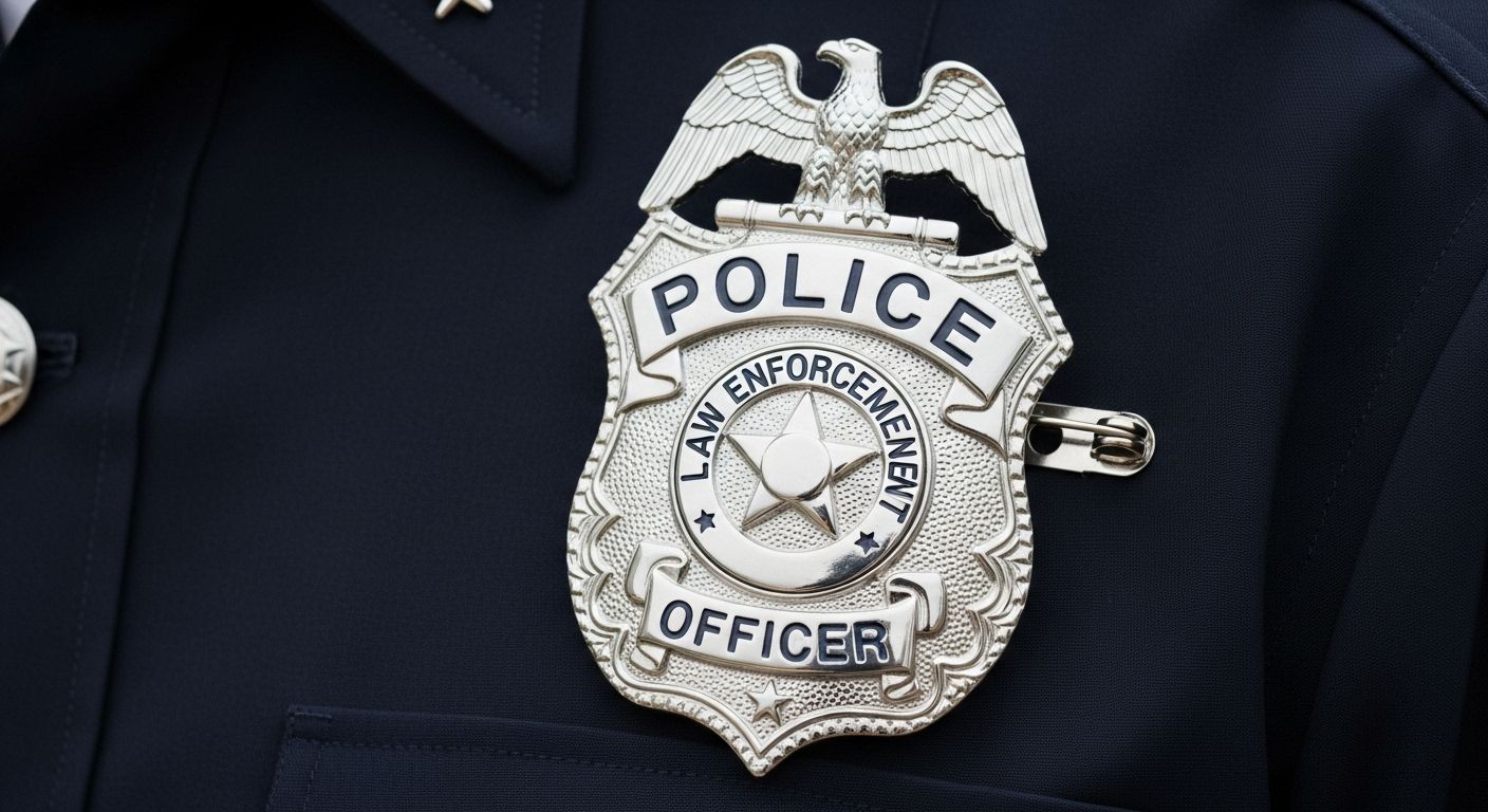 Police badge and law enforcement symbol representing Oakland County Sheriff's Office